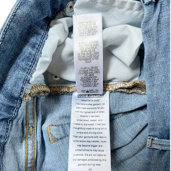 Good American Good Legs Skinny Jeans size 4/27 Light Blue shade 805 -‎ Excellent - Picture 15 of 15